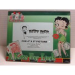 Betty Boop Picture Frame A Kiss For Luck Design